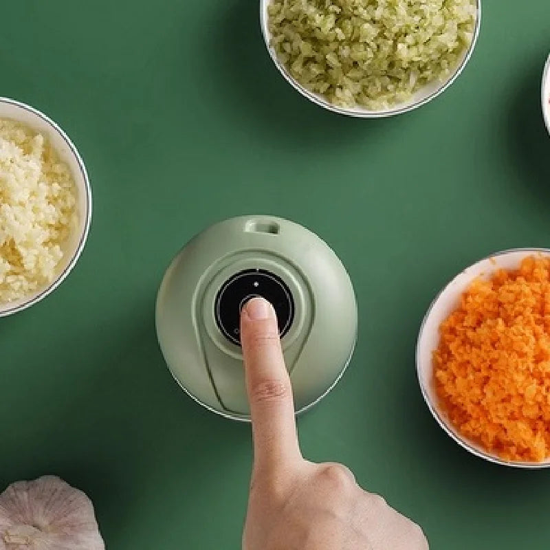 Mini processador de alimentos elétrico