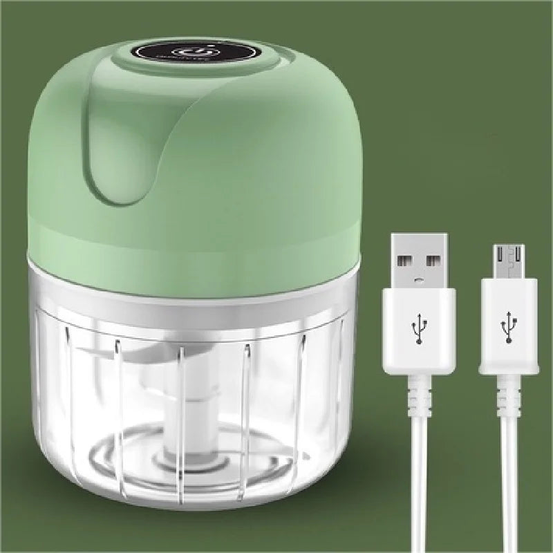 Mini processador de alimentos elétrico