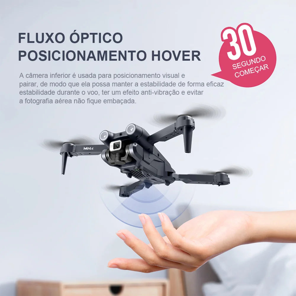 Drone Obstacle Avoidance: Controle remoto, Camera 4K e Wifi