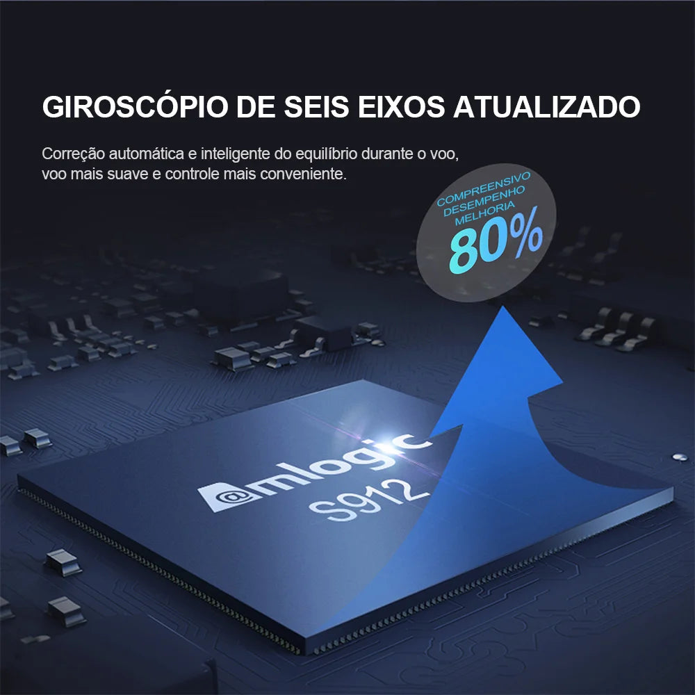 Drone Obstacle Avoidance: Controle remoto, Camera 4K e Wifi