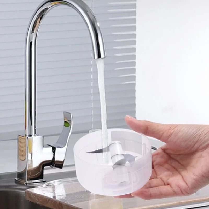 Mini processador de alimentos elétrico
