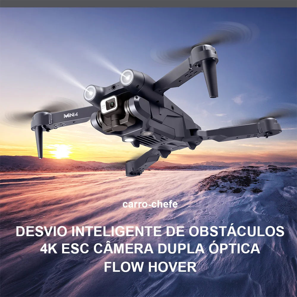Drone Obstacle Avoidance: Controle remoto, Camera 4K e Wifi