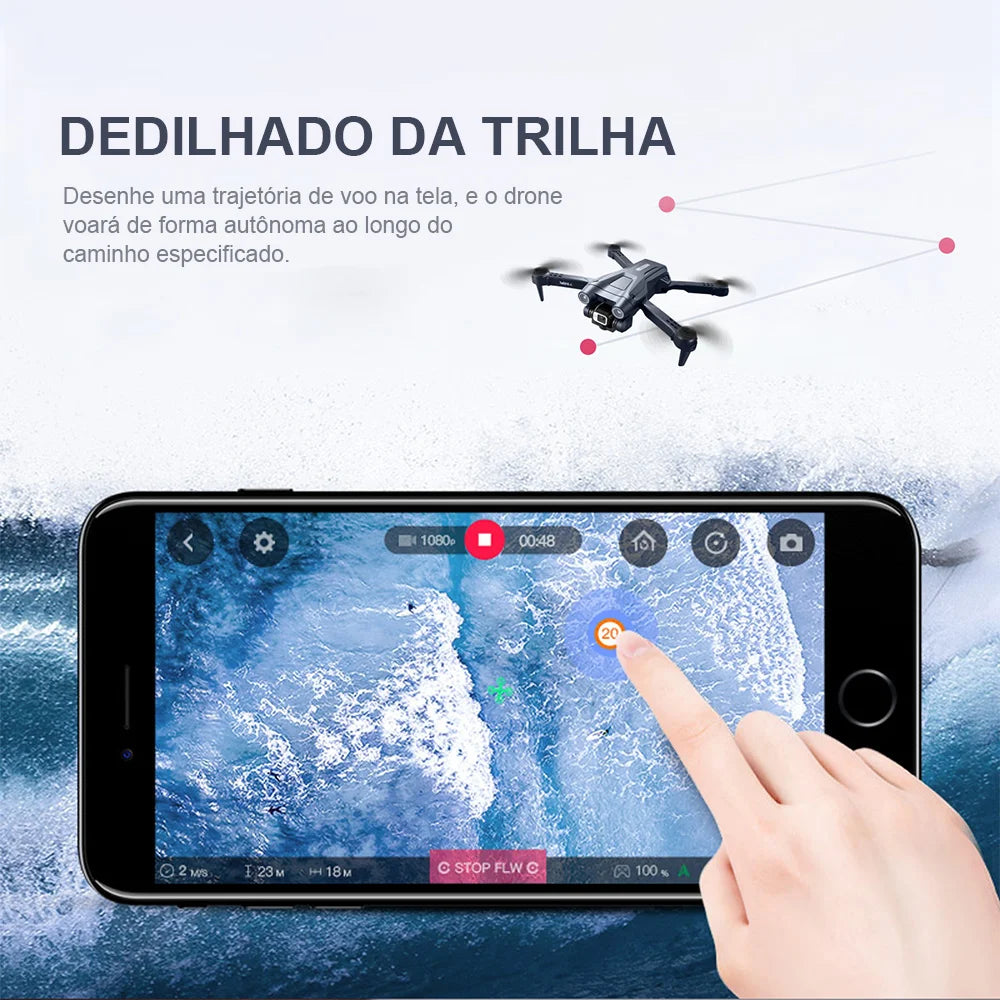 Drone Obstacle Avoidance: Controle remoto, Camera 4K e Wifi