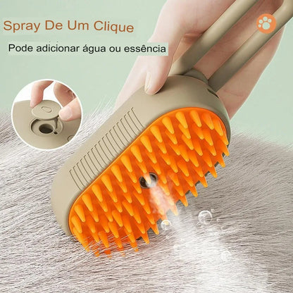 HapiePet - Massageador-removedor de pelos a vapor para pets